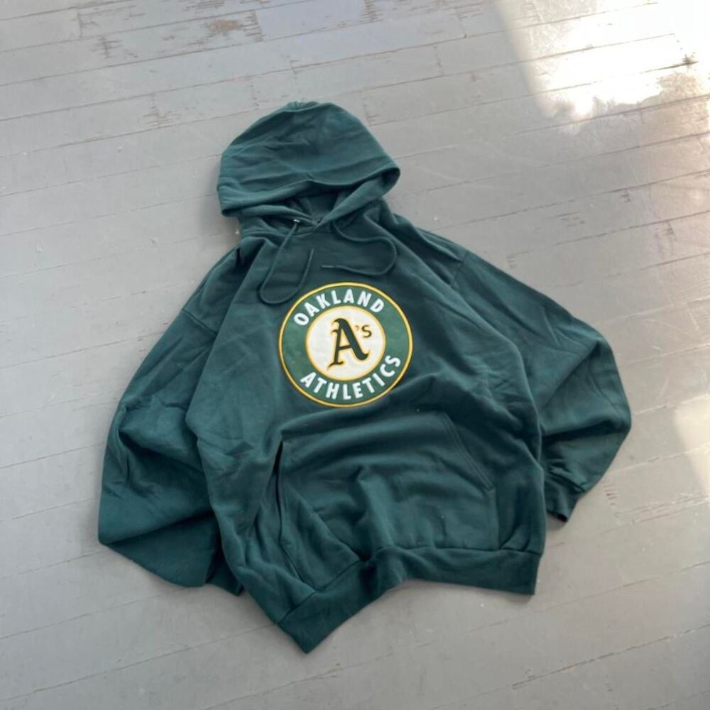Vintage MLB Oakland Athletics Baseball Hoodie